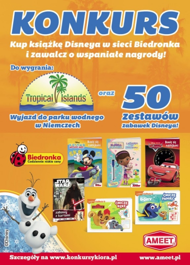 Konkurs "Wymarzone wakacje" w Biedronce