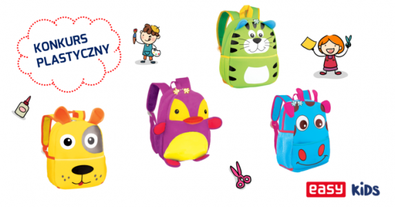 Konkurs plastyczny "Wykonaj prace plastyczną z motywem z plecaka EASY Kids"