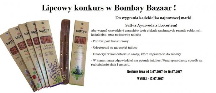 Wygraj zestaw kadzidełek!