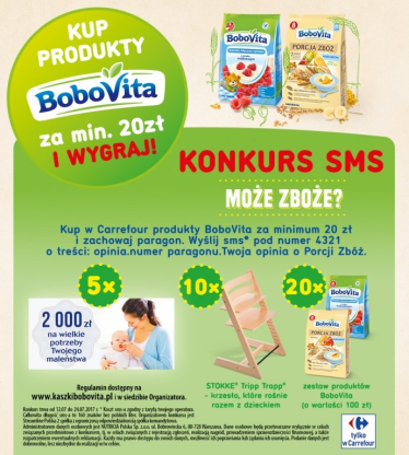 Konkurs "Może zboże" w sklepach Carrefour