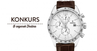 Konkurs o męski zegarek Festina
