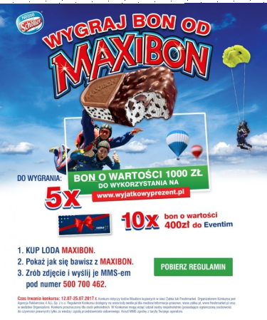 Konkurs fotograficzny: wygraj bon od MAXIBON, Żabka, Freshmarket