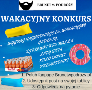 Wakacyjny konkurs Brunetwpodrozy.pl
