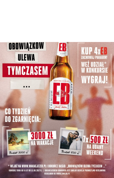 Wakacyjny konkurs EB w Stokrotce, 18+