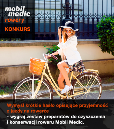 Wymyśl krótkie hasło opisujące przyjemność jazdy na rowerze