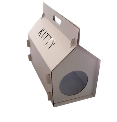 Wygraj domek dla kota z tektury