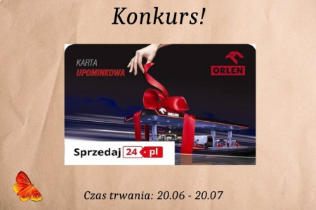 Wygraj kartę upominkową o wartości 50zł na zakupy w stacji paliw Orlen, do godz. 20:00