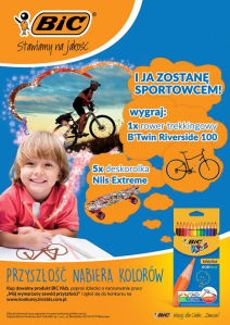 Konkurs plastyczny "I ja zostanę sportowcem" Carrefour Szczecin