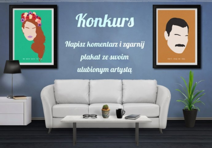 Wygraj spersonalizowany plakat z portretem ulubionego artysty