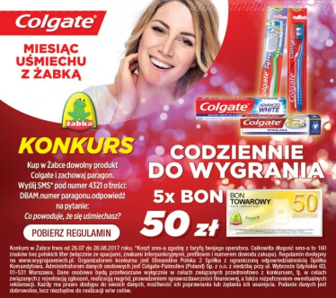 Konkurs "Miesiąc uśmiechu z Żabką"