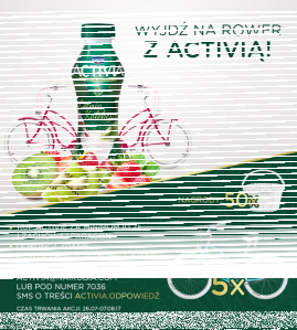 Konkurs "Wyjdź na rower z Activią" Carrefour
