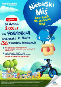Konkurs "Niebieski Miś zaprasza na wycieczkę dziś" Intermarche