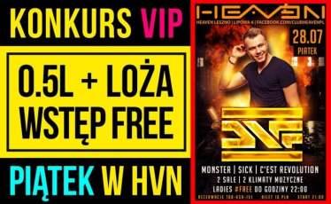 Konkurs "VIP loża + 0.5L + wstęp free" 18+