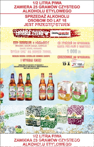 Piwna loteria w Intermarche, 18+