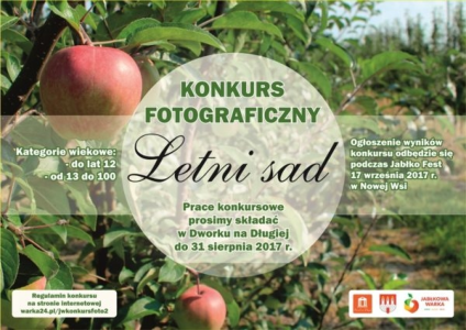 Konkurs "Pokaż letni sad w fotografii - Dworek na Długiej w Warce"