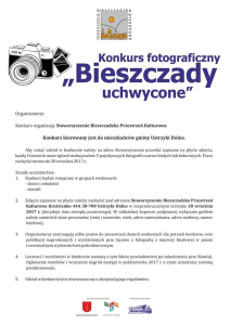 Konkurs "Bieszczady uchwycone"