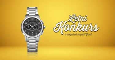 Letni konkurs o zegarek męski Gant