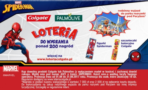 Loteria promocyjna Colgate i Palmolive