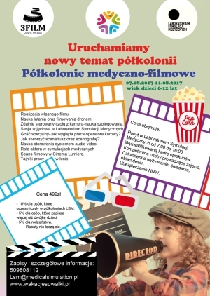 Wygraj zaproszenie na seans filmowy od Laboratorium Symulacji Medycznych, Suwałki