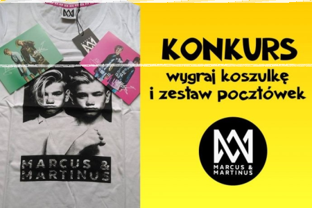 Konkurs "Wygraj koszulkę i zestaw pocztówek Marcus & Martinus"