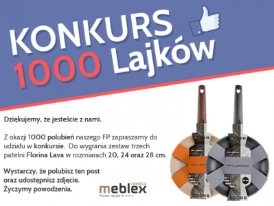 Konkurs "Meblex-Rawicz polub nasz fan page"