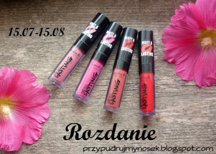 Konkurs "Wakacyjne rozdanie matowych pomadek"