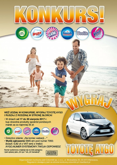 Konkurs "Jedź z rodziną w stronę słońca!" Kaufland