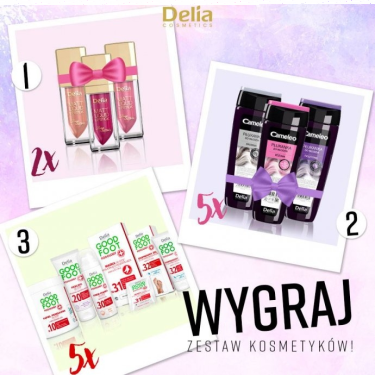 Wygraj zestaw kosmetyków Delia Cosmetics