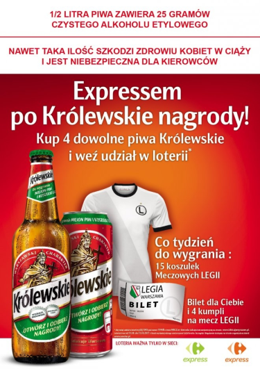 Loteria "Kibicujemy razem" Carrefour Express, 18+