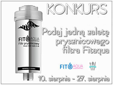 Wygraj jeden z trzech filtrów prysznicowych Fitaqua
