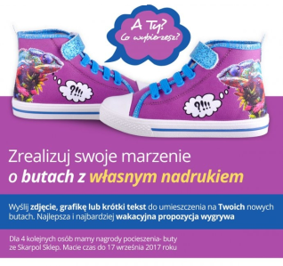Wygraj w Konkursie - Buty z własnym nadrukiem