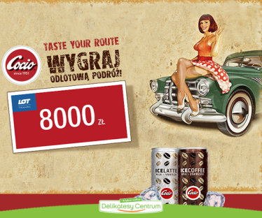 Wygraj odlotową podróż! Delikatesy Centrum