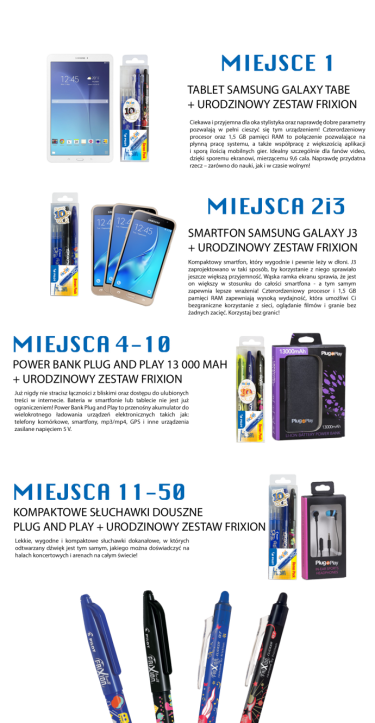 Konkurs "Celebrujemy 10 urodziny FriXion"