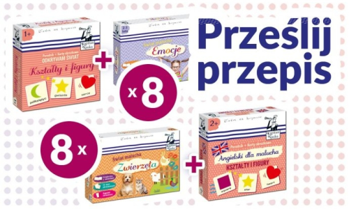 Konkurs "Przyślij przepis, wygraj zestaw nagród dla dziecka"