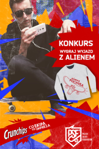 Wygraj wyjazd z Alienem na Mistrzostwa Polski w Deskorolce w Łodzi