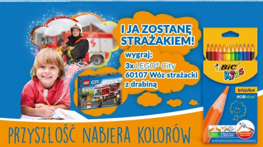 Konkurs plastyczny "I ja zostanę strażakiem" Carrefour Bydgoszcz