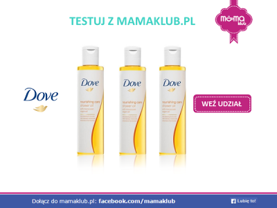 Konkurs "Testuj Dove Shower Oil z mamaklub.pl"