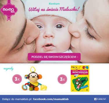 Konkurs fotograficzny "Witaj na świecie Maluszku! - edycja sierpień'17"