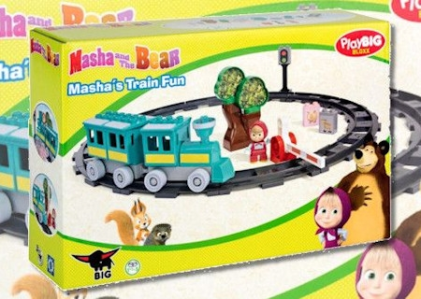 Wygraj zestaw kolejowy Maszy i Niedźwiedzia