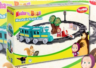 Wygraj zestaw kolejowy Maszy i Niedźwiedzia