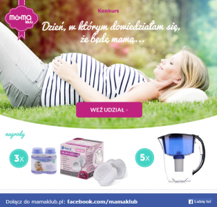 Konkurs "Dzień, w którym dowiedziałam się, że będę mamą... - edycja sierpień'17"