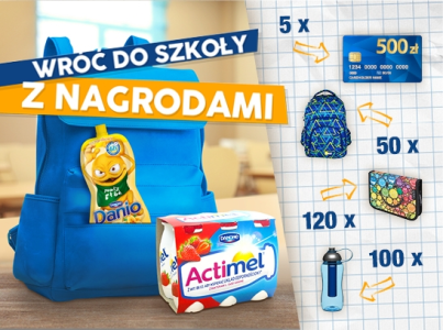 Konkurs "Wróć do szkoły z nagrodami!" Biedronka