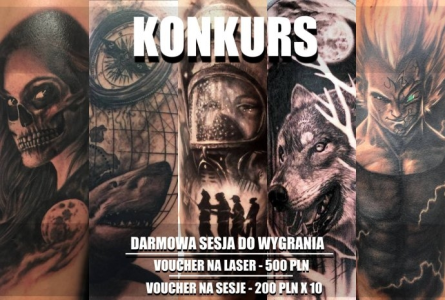 Wygraj całodniową darmową sesję w Angels and Devils tattoo&piercing Białystok