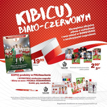 Konkurs "KIBICUJ BIAŁO-CZERWONYM w Polomarkecie"