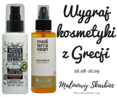 Konkurs "Rozdanie z kosmetykami z Grecji"