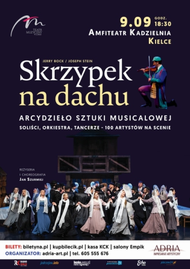 Kielce: Wygraj podwójne zaproszenia na musical Skrzypek na dachu na kieleckiej Kadzielni
