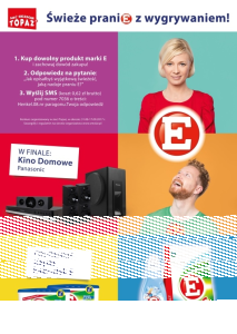 Konkurs "Świeże pranie z wygrywaniem" Topaz