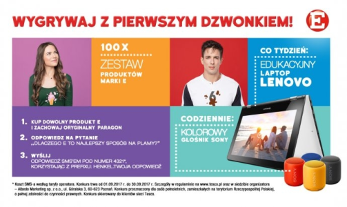 Konkurs "Sposób na wzorowe pranie" Tesco