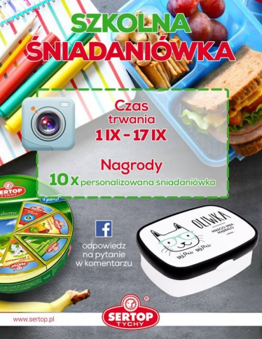 Konkurs fotograficzny "Szkolna Śniadaniówka!"