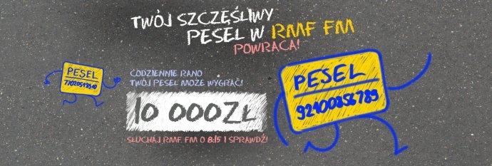 Konkurs "Twoj szczęśliwy PESEL"